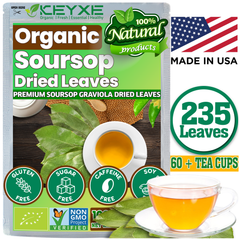 Soursop Graviola Dried Leaves Organic , 235-250 Whole Soursop Leaves, Wildcrafted, Graviola Tea, Guanabana Tea, Hoja Guanabana, Soursop Loose Leaf Herbal Tea, Hojas de Guanabana, te de graviola ,No Gluten, Vegan